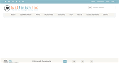 Desktop Screenshot of justfinish.net